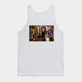 Stevie Ray Vaughan Exhibit - Family Style Tank Top